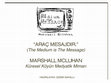 Research paper thumbnail of Marshall McLuhan "Araç, Mesajdır" Ders Sunumu