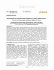 Research paper thumbnail of Determination of Antioxidant and Antidiabetic Activities of Polar Solvent Extracts of Daedaleopsis confragosa.pdf