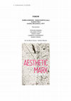 Research paper thumbnail of Forum on Samir Gandesha - Johan Hartle (eds.), "Aesthetic Marx".pdf