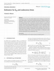 Research paper thumbnail of Estimators for QST and coalescence times