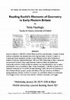 Research paper thumbnail of Reading Euclid's Elements of Geometry in Early Modern Britain [Montreal Inter-University Workshop on History and Philosophy of Mathematics, McGill University, Montreal]