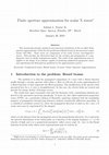 Research paper thumbnail of Finite aperture approximation for scalar X waves