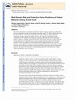 Research paper thumbnail of Multi-domain risk and protective factor predictors of violent behavior among at-risk youth