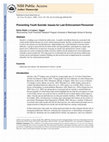 Research paper thumbnail of Preventing youth suicide: Issues for law enforcement personnel