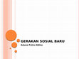 Research paper thumbnail of Gerakan Sosial Baru.pptx