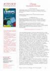 Research paper thumbnail of L'Europe. Encyclopédie historique, Christophe Charle et Daniel Roche (dir.), en collaboration avec Paul Boulland, Bruno Dumezil, Christophe Duhamelle, Antoine Lilti, Brigitte Marin, Stephane Van Damme et Blaise Wilfert-Portal, 2018