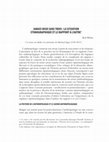 Research paper thumbnail of Jamais deux sans trois: La situation ethnographique et le rapport à l'autre