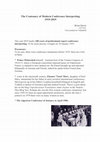 Research paper thumbnail of The Centenary of Modern Conference Interpreting