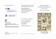 Research paper thumbnail of Réformer entre Rome, Paris et Madrid : l’abbé de Cîteaux Louis de Baissey et les décrets du concile de Trente (1563-1564) (Fribourg, 13 février 2019)