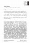 Research paper thumbnail of Tony Duvert: A political and theoretical overview