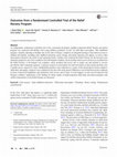 Research paper thumbnail of Outcomes from a Randomized Controlled Trial of the Relief Nursery Program