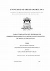 Research paper thumbnail of Caracterización del síndrome de sobreentrenamiento en músicos estudiantes de nivel licenciatura.  Tesis doctoral