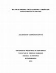 Research paper thumbnail of MÚLTIPLES ORÍGENES, UN SOLO DESTINO: LA MIGRACIÓN EUROPEA A BOGOTÁ (1900-1920)