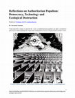 Research paper thumbnail of Reflections on Authoritarian Populism: Democracy, Technology and Ecological Destruction