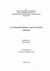 Research paper thumbnail of ATATÜRK DÖNEMİNDE AYDIN’DA EĞİTİM