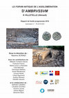 Research paper thumbnail of Le forum antique de l'agglomération d'Ambrussum à Villetelle (Hérault - France). Rapport de fouille programmée 2018