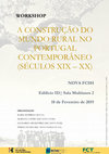 Research paper thumbnail of A Construção do Mundo Rural no Portugal Contemporâneo (Séculos XIX-XX)