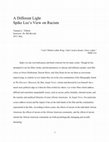 Research paper thumbnail of A Different Light: Spike Lee's View on Racism