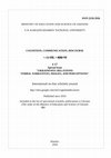 Research paper thumbnail of Cognition, Communication, Discourse: Special Issue. "Ukraine - EU relations: verbal narratives, images and perceptions"