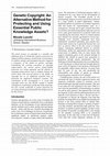 Research paper thumbnail of Genetic Copyright: An Alternative Method for Protecting and Using Essential Public Knowledge Assets?, 40 European Intellectual Property Review, 767-775 (2018)