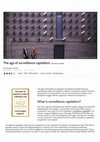 Research paper thumbnail of The age of surveillance capitalism | Diggit Magazine.pdf