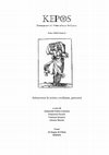 Research paper thumbnail of [editoriale] Attraverso le aetates ovidiane, percorsi, in «Kepos - Semestrale di letteratura italiana», num. 2/2018, pp. 7-8