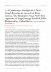 Research paper thumbnail of Reseña: "Sobre: El punto ciego. Antología de la Poesía Visual Argentina de 7000 a.C. al Tercer Milenio / The Blind Spot. Visual Poetry from Argentina, de Jorge Santiago Perednik, Fabio Doctorovich y Carlos Estévez"