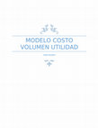 Research paper thumbnail of MODELO COSTO VOLUMEN UTILIDAD.docx