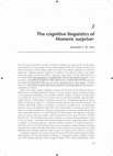 Research paper thumbnail of The Cognitive Linguistics of Homeric Surprise