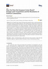 Research paper thumbnail of How Far Does the European Union Reach? Foreign Land Acquisitions and the Boundaries of Political Communities