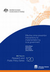 Research paper thumbnail of rpp120 Effective crime prevention interventions for implementation by local government.pdf