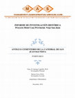 Research paper thumbnail of INFORME DE IDENTIFICACION CEMENTERIO DE LA CATEDRAL DE SAN JUAN PUERTO RICO.pdf