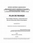 Research paper thumbnail of Plan de Manejo Fideicomiso de Conservacion Edición Parcial de Cortesia por Arqla. Maritza Torres.pdf