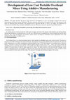 Research paper thumbnail of Development of Low Cost Portable Overhead Mixer Mixer Using Additive Manufacturing