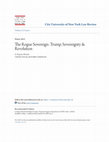 Research paper thumbnail of The Rogue Sovereign: Trump, Sovereignty & Revolution