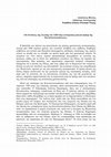 Research paper thumbnail of «Οι συνέπειες της Άλωσης του 1204 στη λειτουργική ζωή και πράξη της Κωνσταντινουπόλεως»