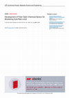 Research paper thumbnail of Development of Fiber Optic Chemical Sensor for Monitoring Acid Rain Level Related content Acid Rain Affecting the Electrical Properties of Outdoor Composite Dielectric Materials