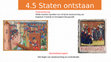 Research paper thumbnail of 4.5 Staten ontstaan (VWO 4, Feniks)