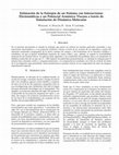 Research paper thumbnail of Estimación de la Entropía de un Sistema con Interacciones Electrostáticas y un Potencial Armónico Viscoso a través de Simulación de Dinámica Molecular