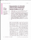 Research paper thumbnail of Demonstration of an hermetic airborne ozone disinfection systems: Studies on E. coli