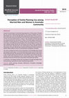 Research paper thumbnail of Perception of Family Planning Use among Married Men and Women in Anomabu Community