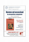 Research paper thumbnail of Presentazione "Norms and Exceptions" (Milano, 4 aprile)