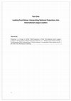 Research paper thumbnail of PISA Projections in Chile: The Selective Use of League Leaders in the Enactment of Recent Education Reforms