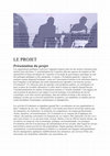 Research paper thumbnail of Projet "Évaluation générale. L'Agence de notation comme dispositif artistique"