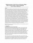 Research paper thumbnail of Political Economy of Ultra Poverty in Kyasaano Village- South Western Uganda: Analysis and Remedy