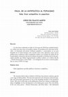 Research paper thumbnail of Italia. De la antipolítica al populismo