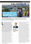 Research paper thumbnail of Does place matter in hospitality?