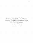 Research paper thumbnail of Food Deserts in Urban U.S. Cities: Are They a Necessary Consequence of the Market-Driven Food Distribution System? Topics for Public Health (PHED 5391