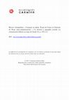 Research paper thumbnail of « Centaure ou sirène : Évrart de Conty et Christine de Pizan auto-commentateurs », in "Un territoire à géographie variable. La communication littéraire au temps de Charles VI", Jean-Claude Mühlethaler et Delphine Burghgraeve (dir.), Paris, Classiques Garnier, 2017, p. 105-133.