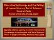 Research paper thumbnail of Disruptive Technology and the Calling of Humanities and Social Sciences